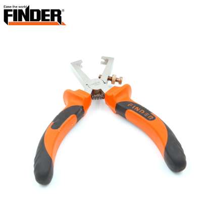 Nickel plated wire stripper cutter stripper end cutting pliers