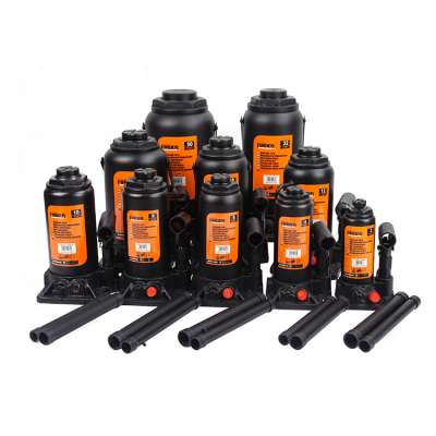 Adjustable Props  With Safety Valve  Bottle Jack,CE certificate 10 ton black manual screw high lift car hydraulic jack