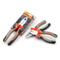 High carbon steel TPR+PP handle Nickel plated combational plier