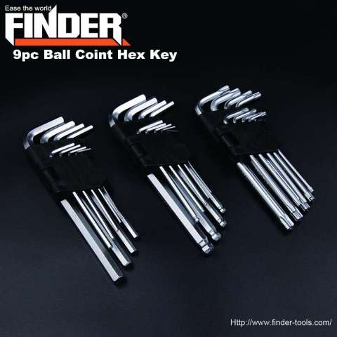 Nickel-plated Each kind of specification Chrome-vanadium Material Ball Coint Hex Key